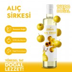 Organik Alıç Sirkesi 500 ml – Doğal Fermente, Katkısız ve Kalp Dostu