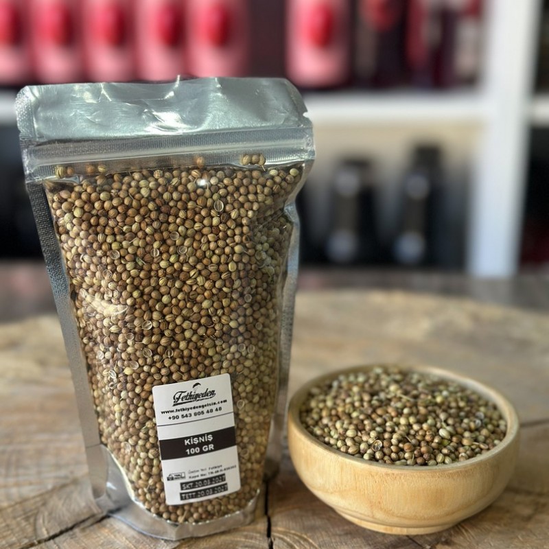 Doğal Kişniş 100 Gr – Katkısız, Kurutulmuş ve Sindirim Destekçisi Baharat