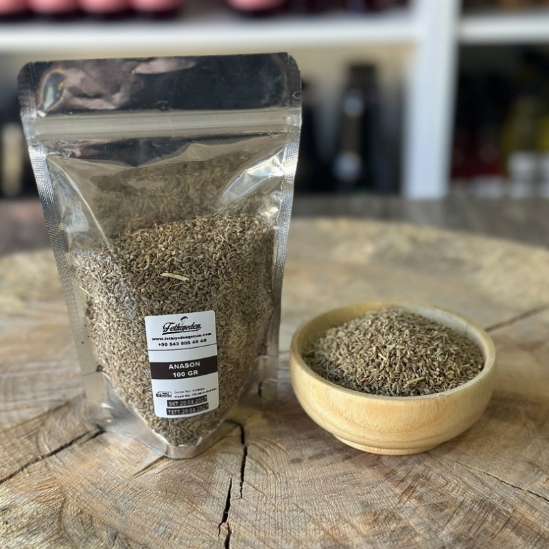 Doğal Anason 100 Gr – Katkısız, Kurutulmuş ve Sindirimi Rahatlatan Bitki