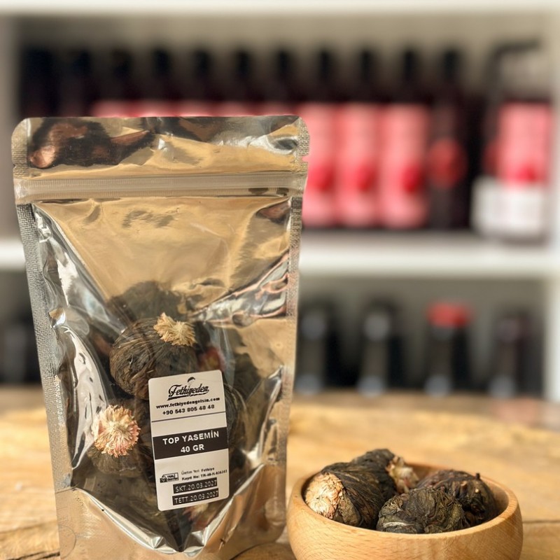 Doğal Top Yasemin 40 Gr – Katkısız, Kurutulmuş ve Aromatik Bitki Çayı