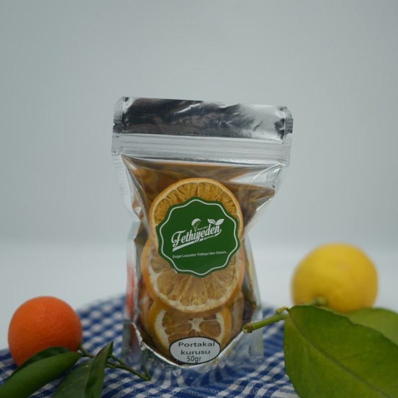 Doğal Portakal Kurusu 50 Gr – Katkısız ve Aromatik Atıştırmalık