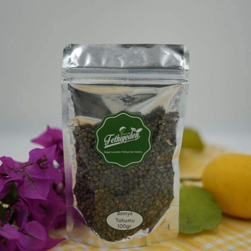 Doğal Bamya Tohumu 100 Gr – Katkısız, Aromatik ve Geleneksel Baharat Tohumu