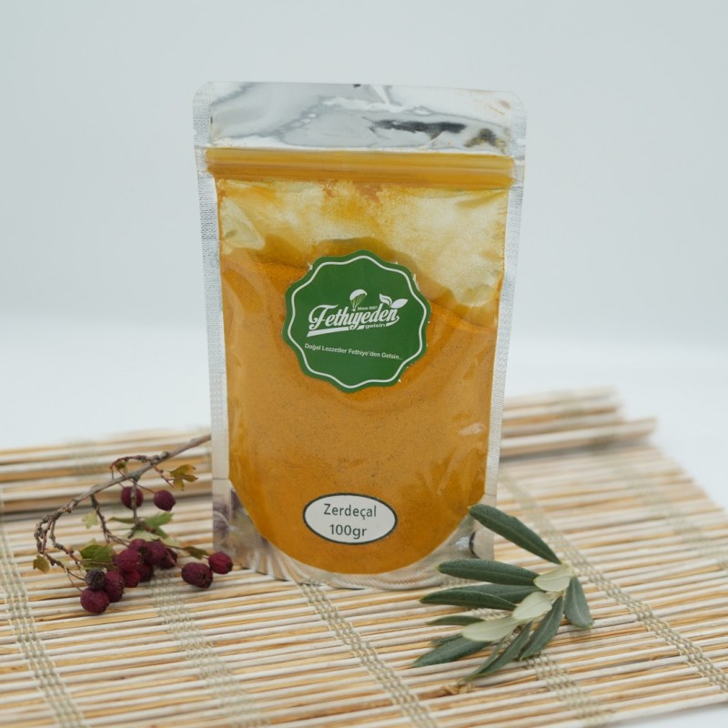 Doğal Zerdeçal Tozu 100 Gr – Katkısız, Antioksidan Kaynağı ve Aromatik Baharat