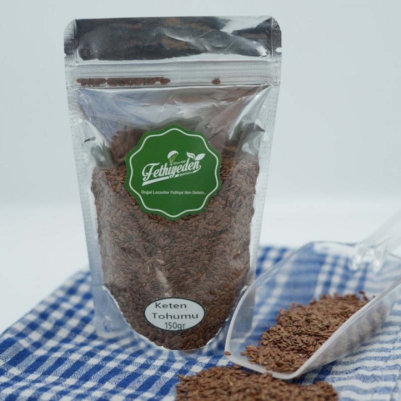 Doğal Keten Tohumu 150 Gr – Katkısız, Lif ve Omega-3 Kaynağı Süper Gıda