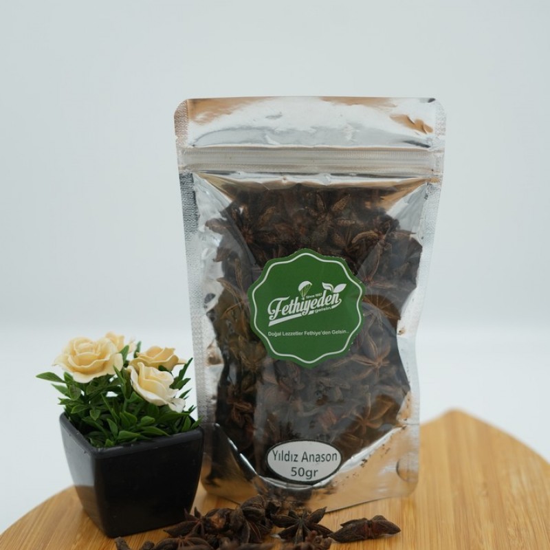 Doğal Yıldız Anason 50 Gr – Katkısız, Aromatik ve Fonksiyonel Baharat