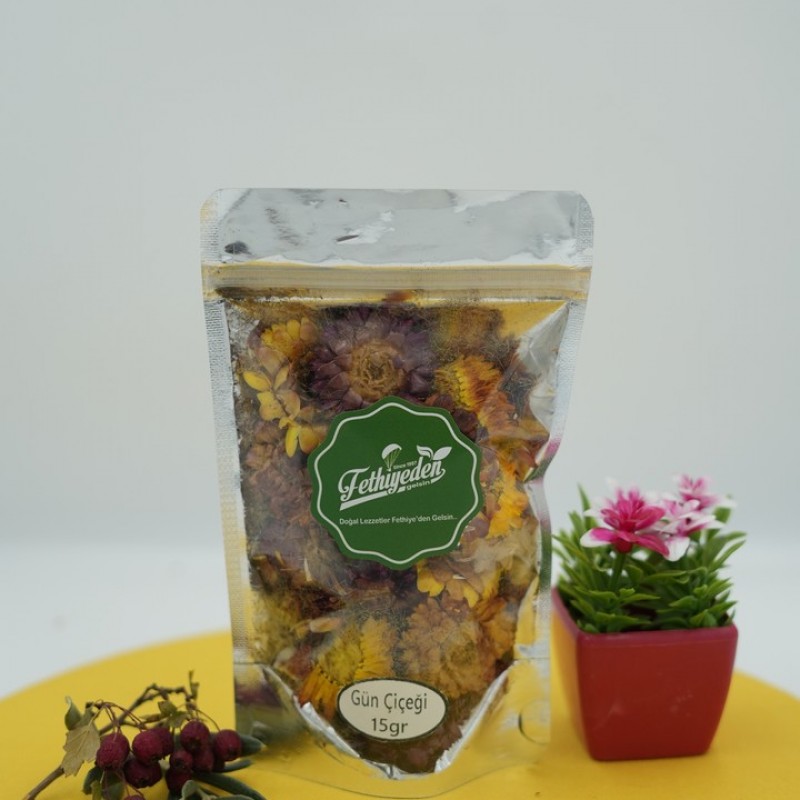Doğal Gün Çiçeği 15 Gr – Katkısız, Renkli ve Ferahlatıcı Bitki Çayı