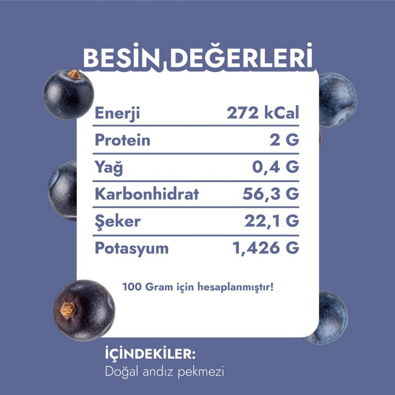 Organik Andız Pekmezi 650 Gr – Doğal, Katkısız ve Geleneksel Şifa Kaynağı