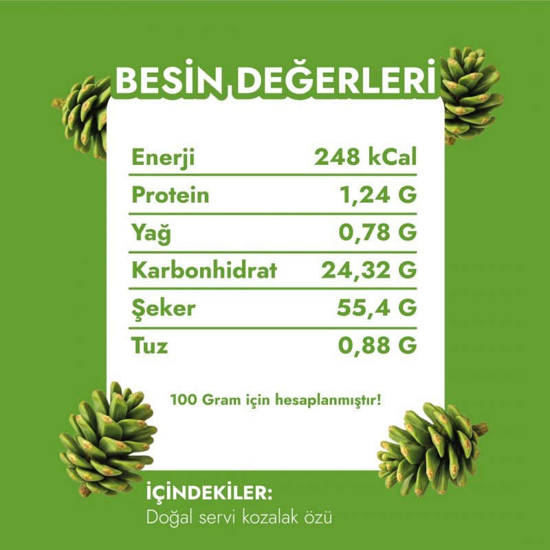 Organik Kozalak Özü 650 Gr – Doğal, Katkısız ve Geleneksel