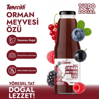 Tanecikli Orman Meyvesi Özü 1.400gr – Yoğun Kıvamlı, Meyve Parçacıklı Konsantre