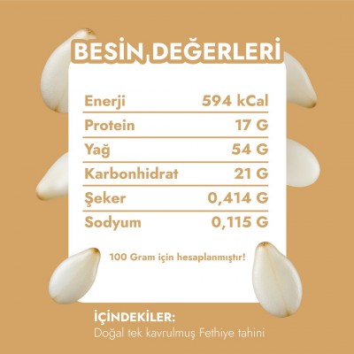 Organik Tek Kavrulmuş Tahin 650 Gr – Doğal, Katkısız ve Geleneksel Lezzet
