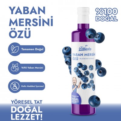 Organik Yaban Mersini Özü 700 Gr – Doğal, Katkısız ve Antioksidan Zengini